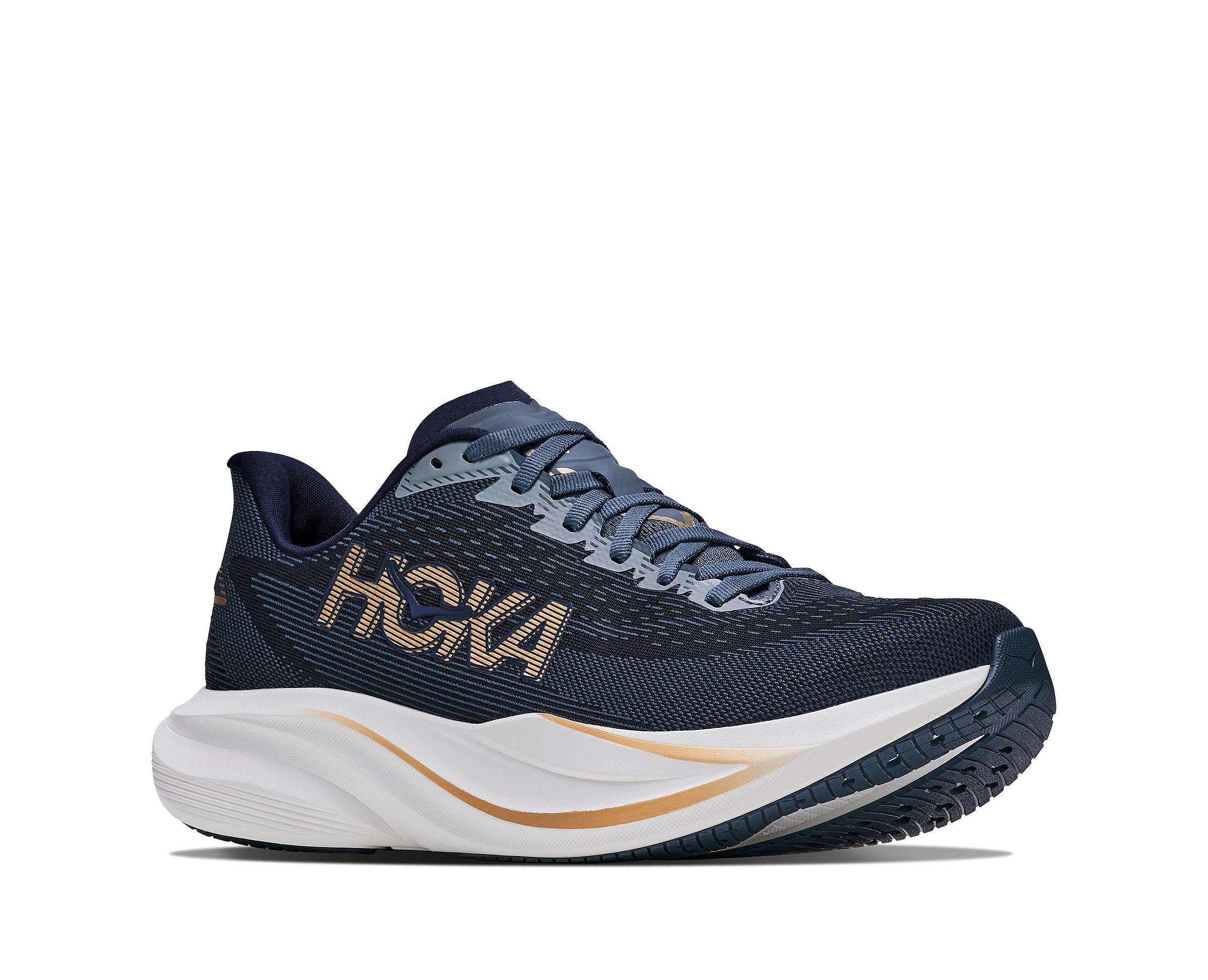 144847-Hoka-Mach-7-hardloopschoenen-faded-navygold-dames-afbeelding-6