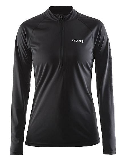 71867-Craft-Prime-lange-mouw-hardloopshirt-zwartgrijs-dames-afbeelding-1