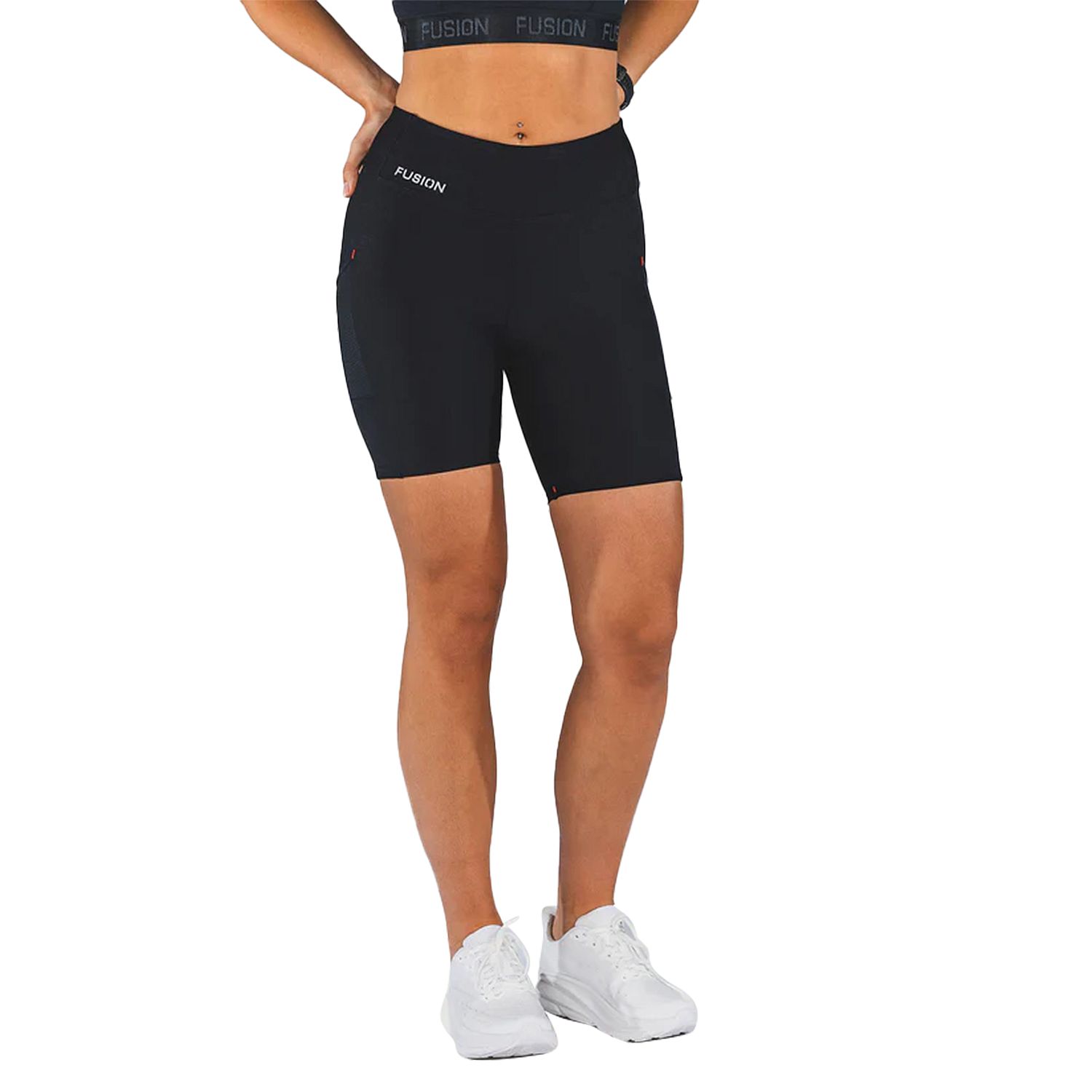 94765-Fusion-Short-Gym-Tights-zwart-dames-afbeelding-1