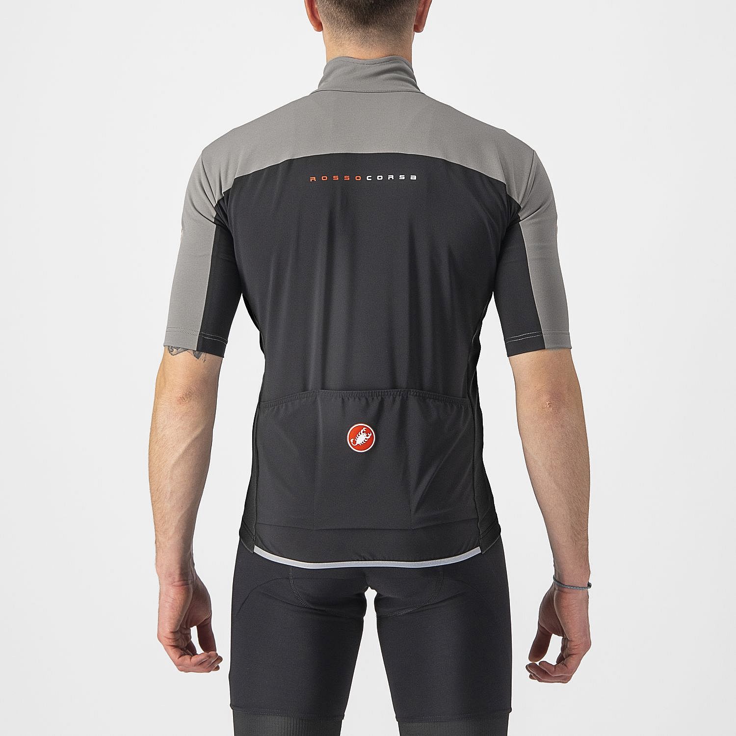 80527-Castelli-Perfetto-RoS-2-Wind-korte-mouw-fietsshirt-grijs-heren-afbeelding-2