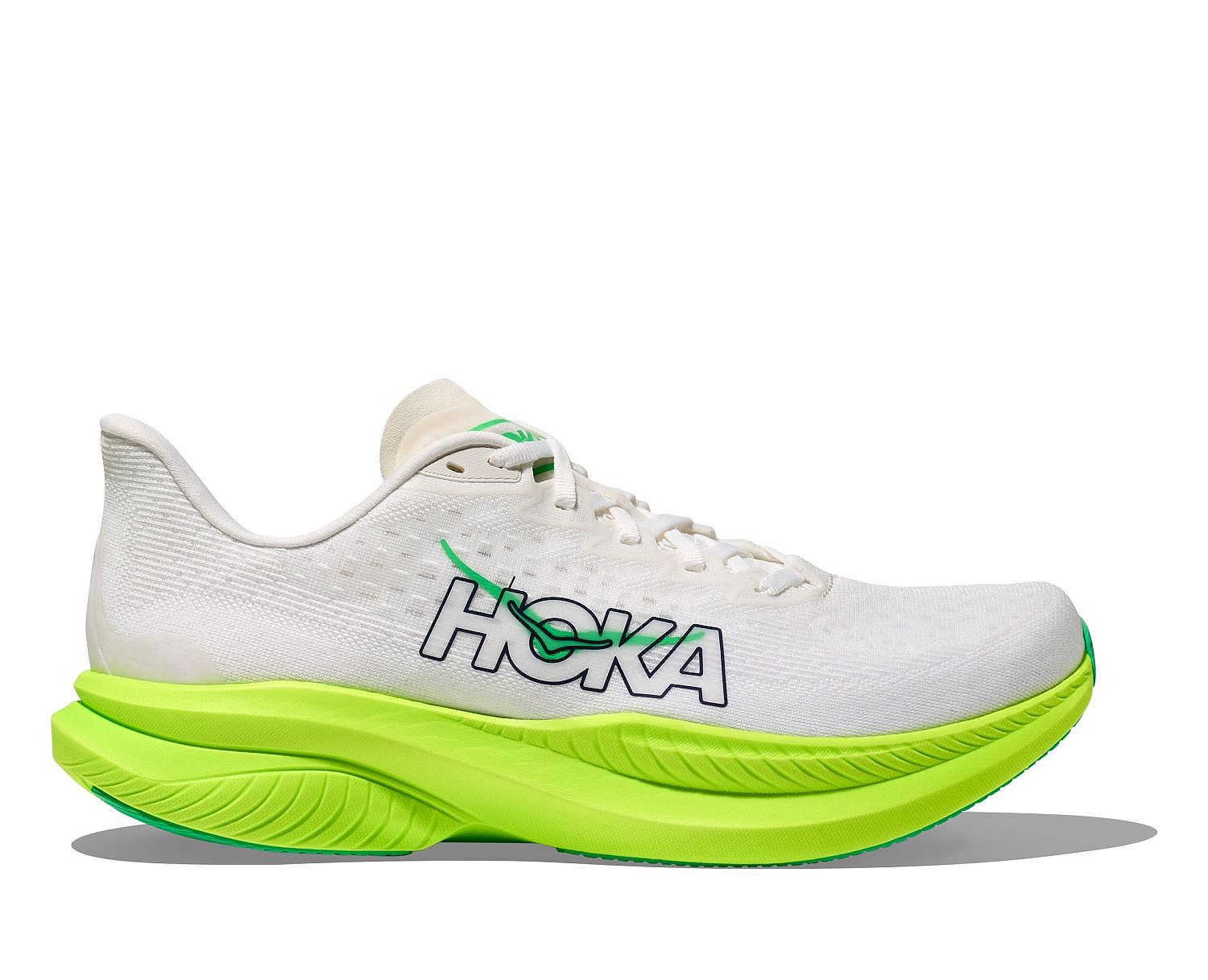 1147790-WNL-Hoka-Mach-6-hardloopschoenen-WhiteNeon-Lime-Heren-afbeelding-1