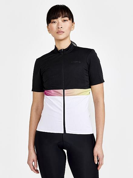 78485-Craft-Core-endurance-fietsshirt-korte-mouw-zwartwit-dames-afbeelding-2