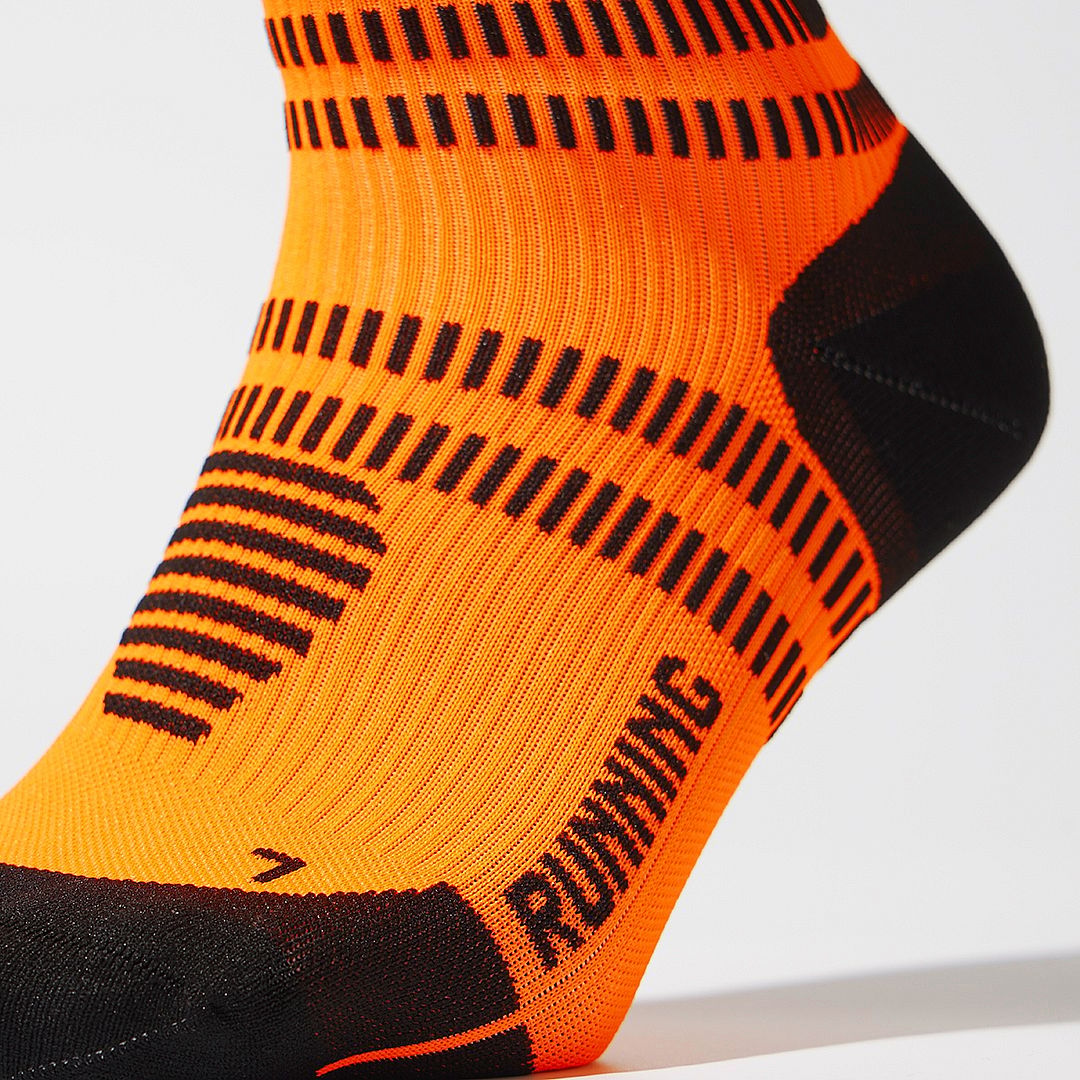 116358-Stox-Running-Ankle-Socks-oranje-heren-afbeelding-5