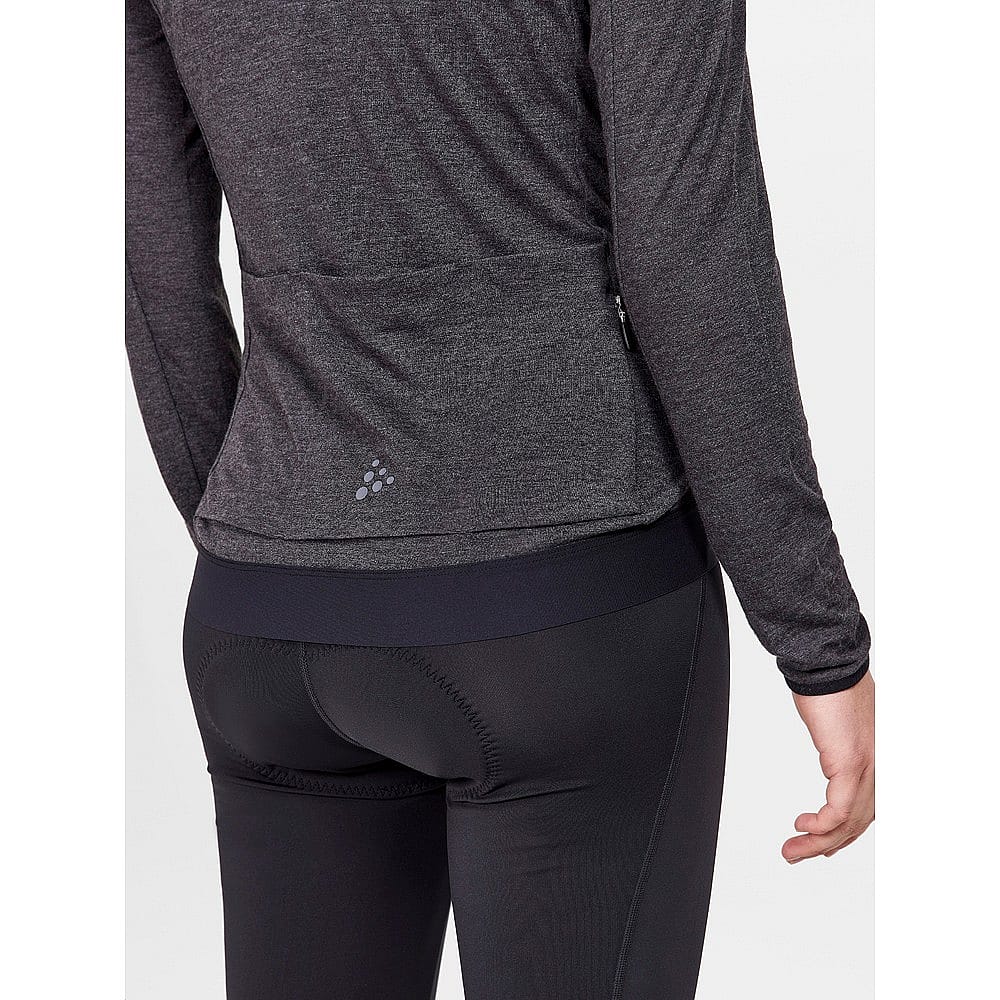93716-Craft-Core-Bike-Essence-Wool-Jersey-lange-mouw-zwart-dames-afbeelding-4