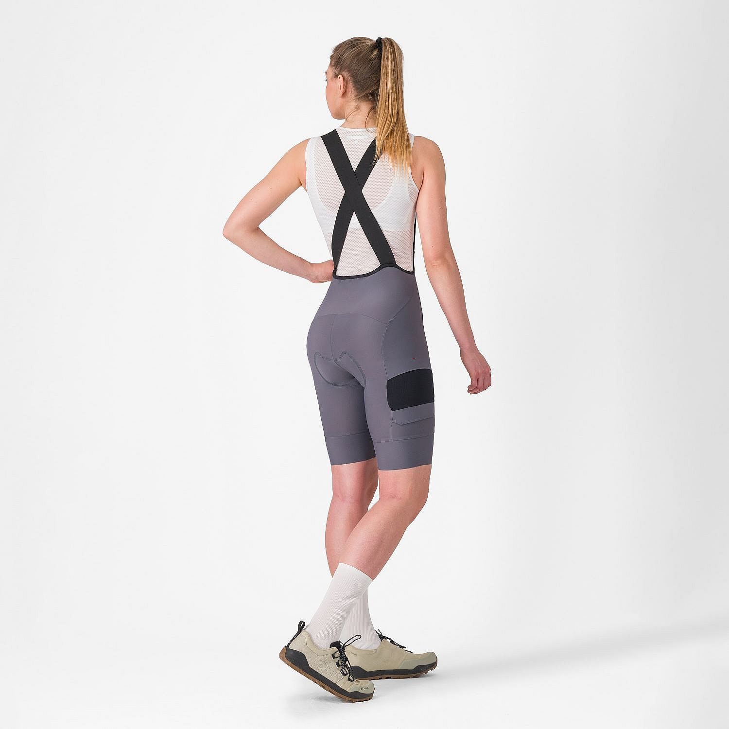 111415-Castelli-Unlimited-cargo-w-bibshort-grijs-dames-afbeelding-2