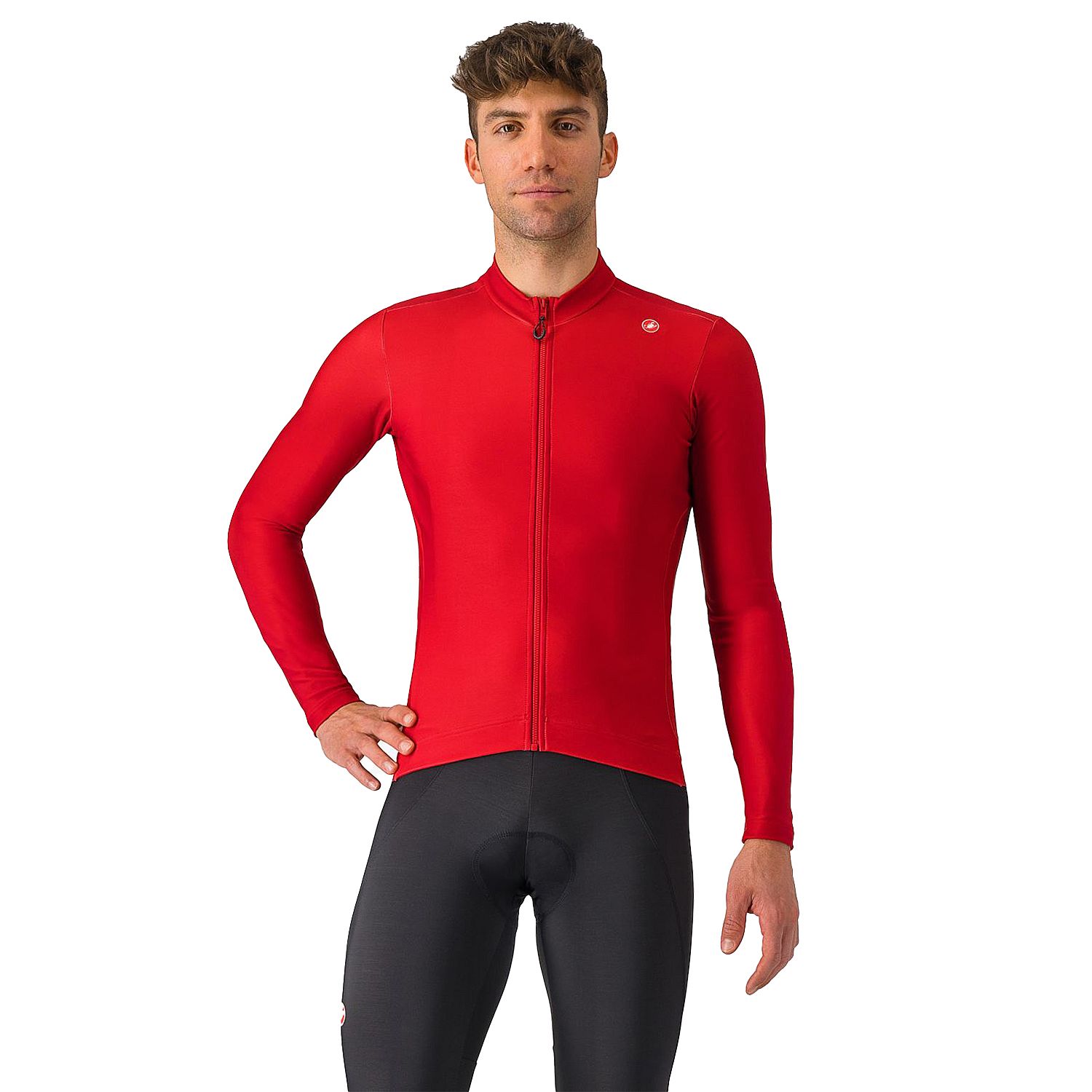 103543-Castelli-Espresso-thermal-jersey-lange-mouw-rich-red-heren-afbeelding-1