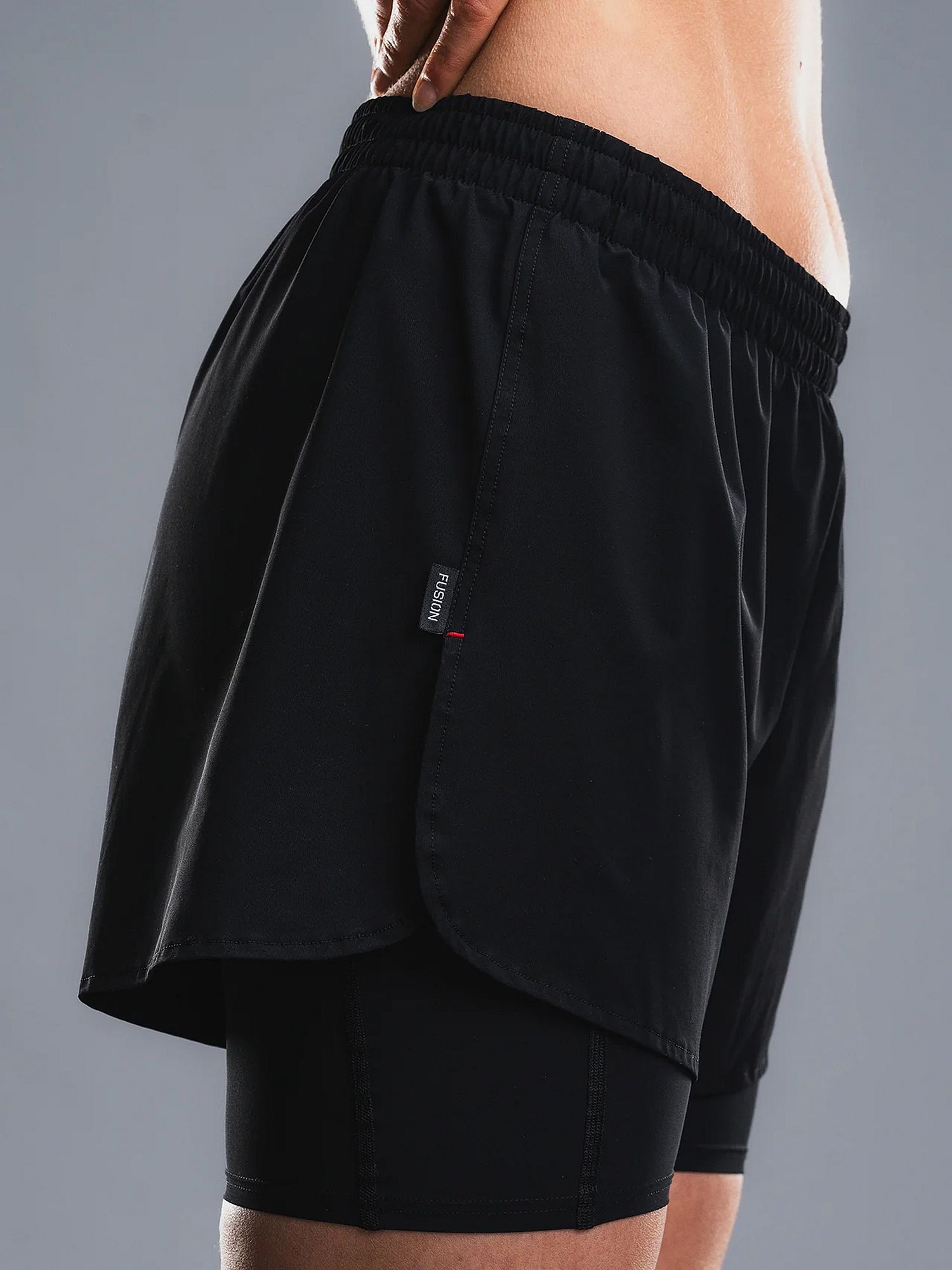 144553-Fusion-Tempo-One-Run-Shorts-dames-zwart-afbeelding-3