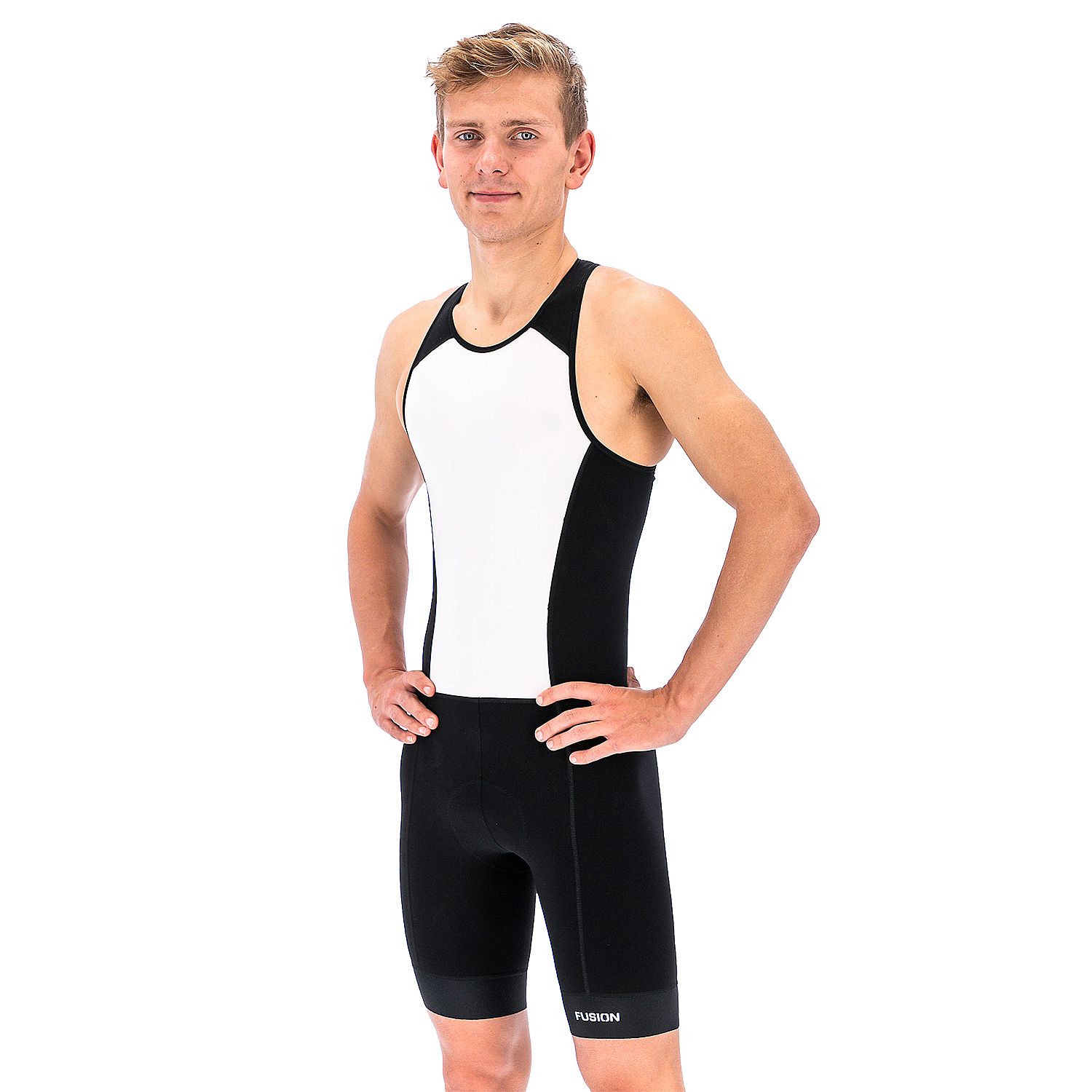 88165-Fusion-SLi-Trisuit-mouwloos-witzwart-heren-afbeelding-1