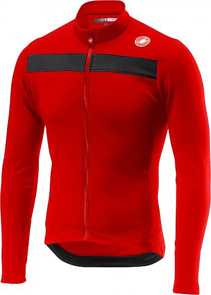 42106-Castelli-Puro-3-lange-mouw-fietsshirt-rood-heren-afbeelding-1