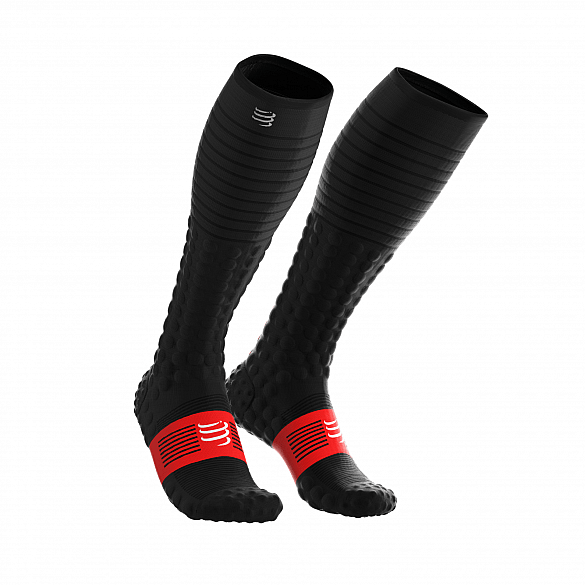 48160-Compressport-Full-socks-race--recovery-compressiesokken-zwart-afbeelding-1