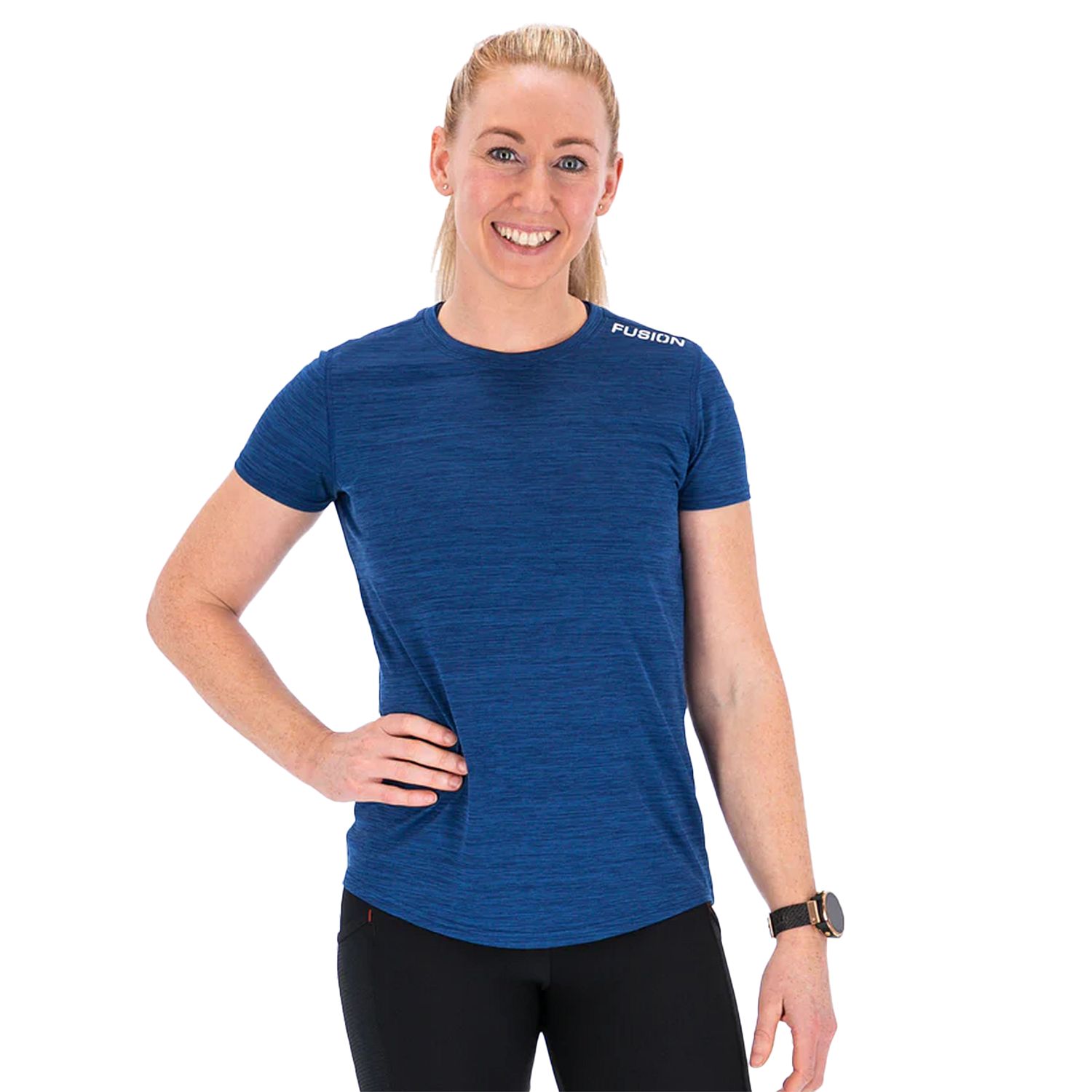 94825-Fusion-C3-T-shirt-donkerblauw-dames-afbeelding-1