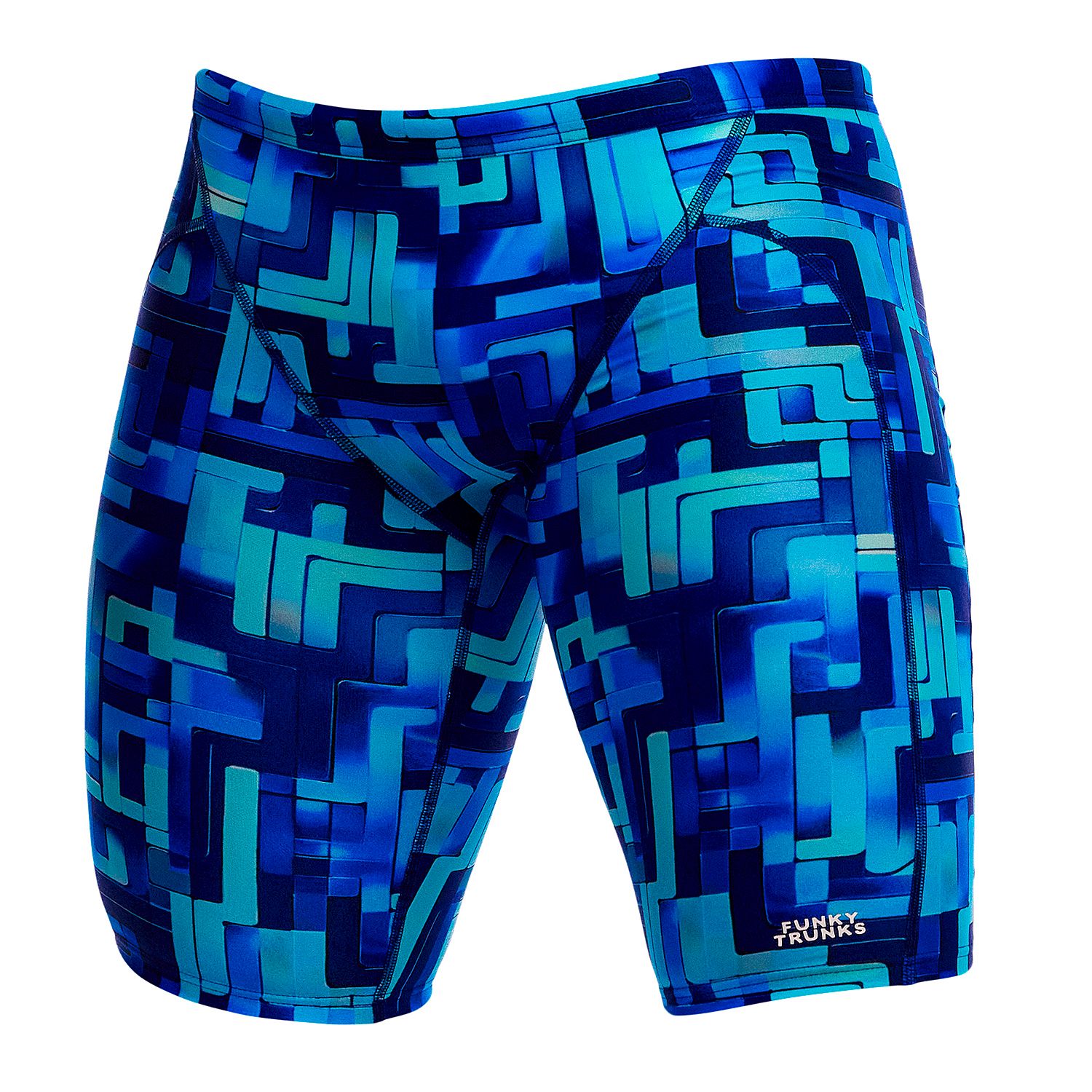 FTS003M72374-Funky-Trunks-You-Blued-training-jammer-heren-afbeelding-1