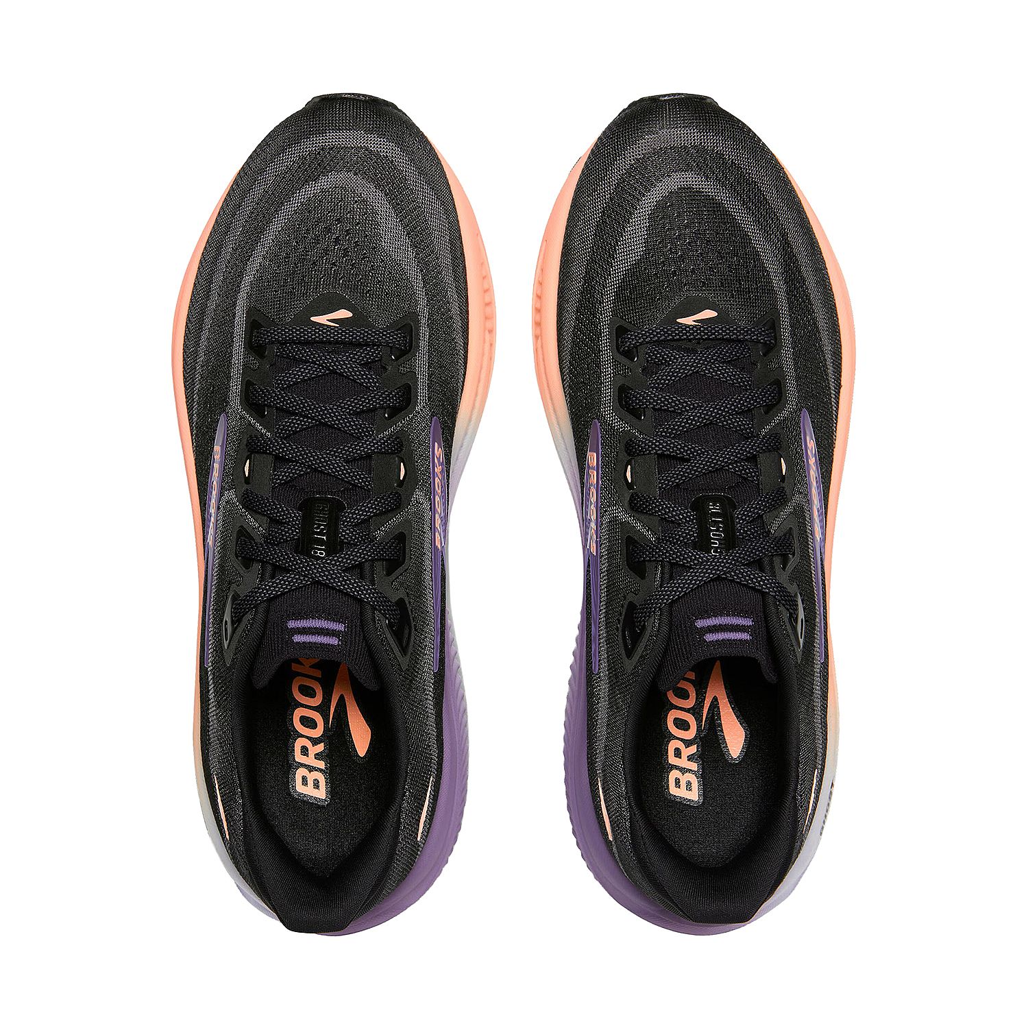 145206-Brooks-Ghost-18-hardloopschoenen-BlackMulled-GrapePeach-dames-afbeelding-4