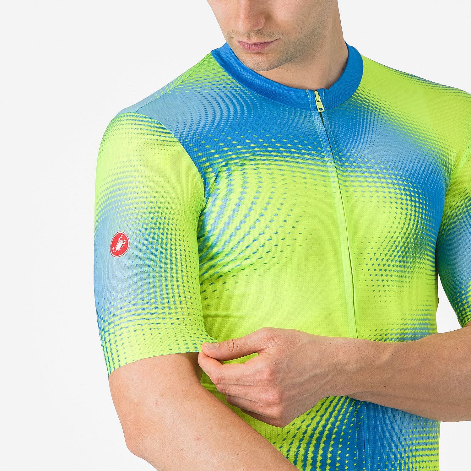 110141-Castelli-vortice-jersey-fietsshirt-korte-mouw-groen-heren-afbeelding-5