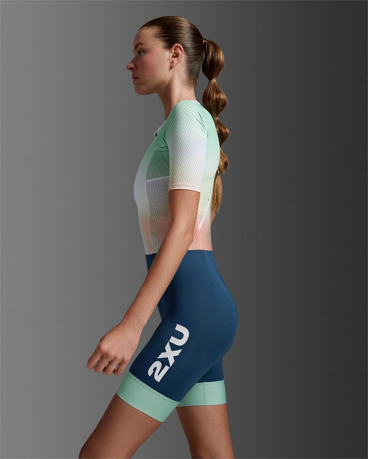143276-2XU-Trisuit-Aero-Hex-korte-mouw-jelly-mintmajol-Dames-afbeelding-4