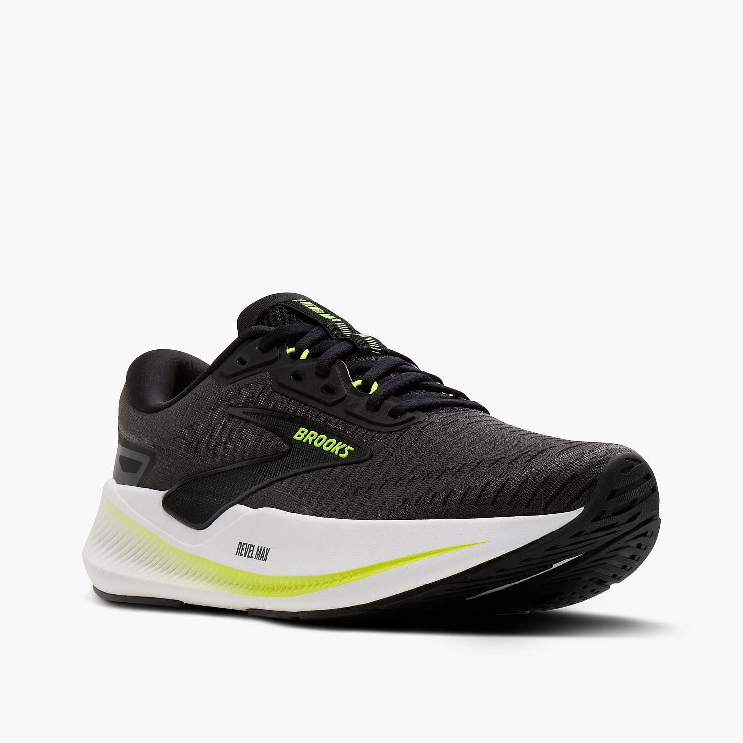 122348-Brooks-Revel-Max-hardloopschoenen-EbonyBlackNightlife-Gecko-heren-afbeelding-2