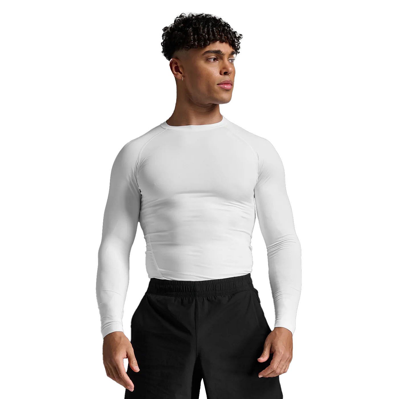 113993-2XU-Core-Compression-hardloopshirt-lange-mouw-WhiteNo-Logo-Heren-afbeelding-1