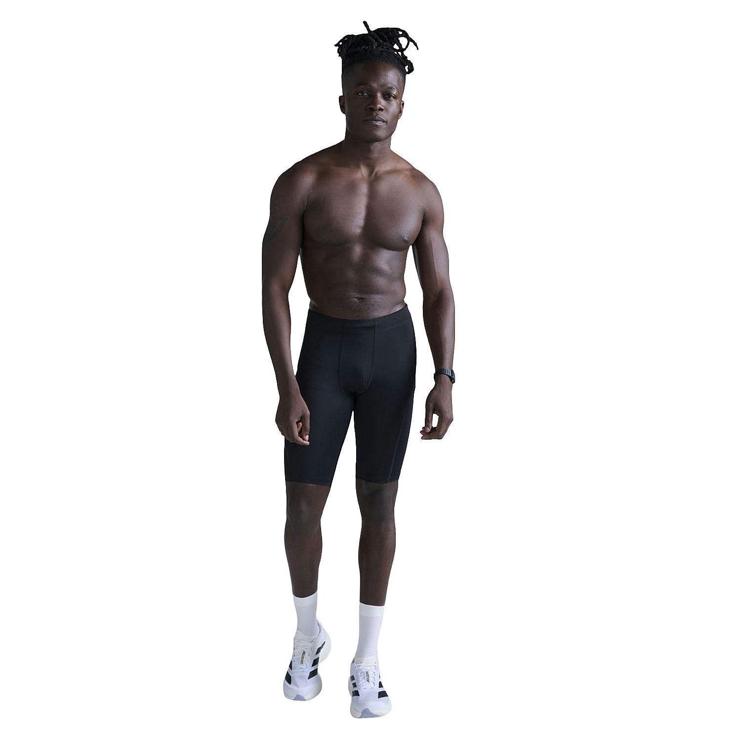 141826-2XU-Core-Compression-Shorts-BlackSilver-heren-afbeelding-1