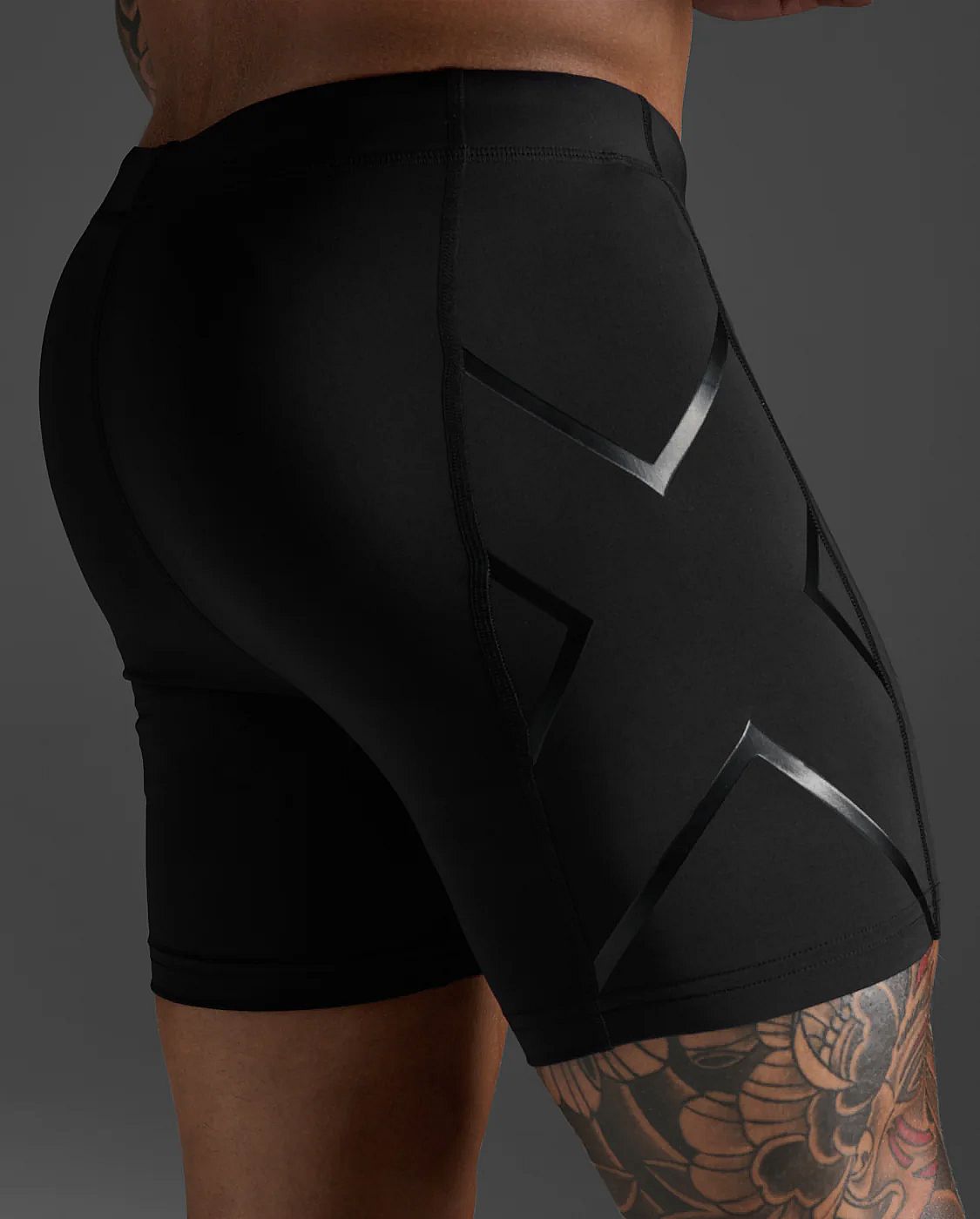 113494-2XU-Core-Compression-12-Shorts-BlackNero-Heren-afbeelding-5