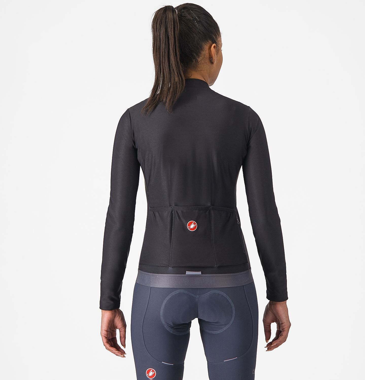 103701-Castelli-Espresso-thermal-fietsshirt-lange-mouw-light-black-dames-afbeelding-2