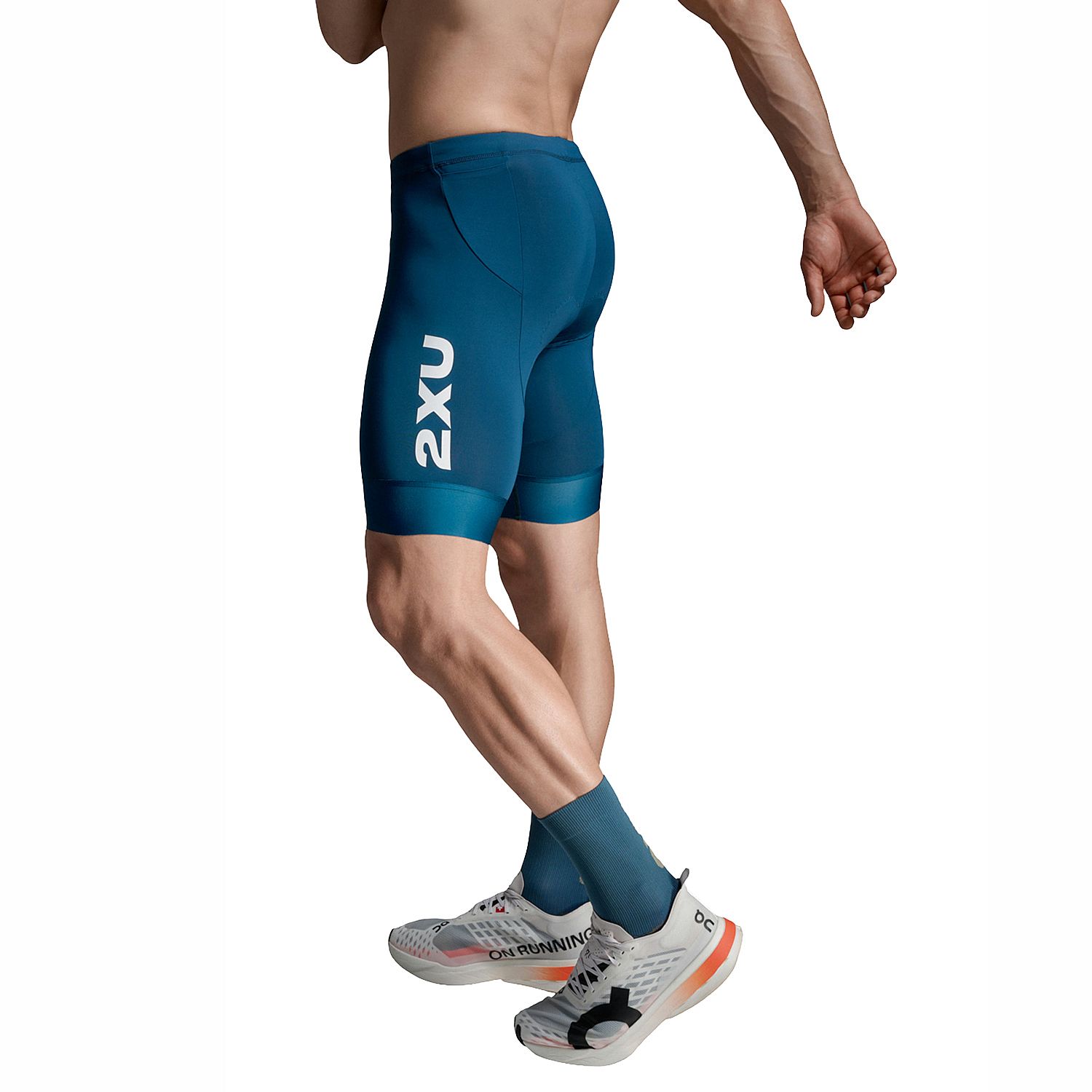 141771-2XU-Aero-9-inch-Tri-Shorts-Majolwhite-heren-afbeelding-5