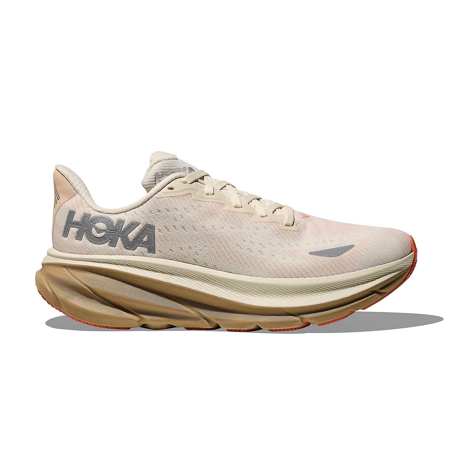1141490F-ELK-Hoka-Clifton-9-GTX-hardloopschoenen-EggshellKhaki-dames-afbeelding-1