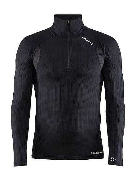 70901-Craft-Active-extreme-X-zip-ondershirt-lange-mouw-zwart-heren-afbeelding-1