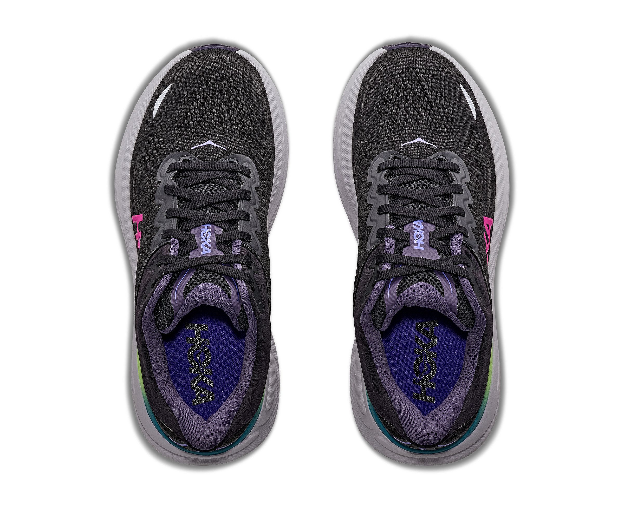 145342-Hoka-Bondi-9-hardloopschoenen-blackneon-dragonfruit-dames-afbeelding-2
