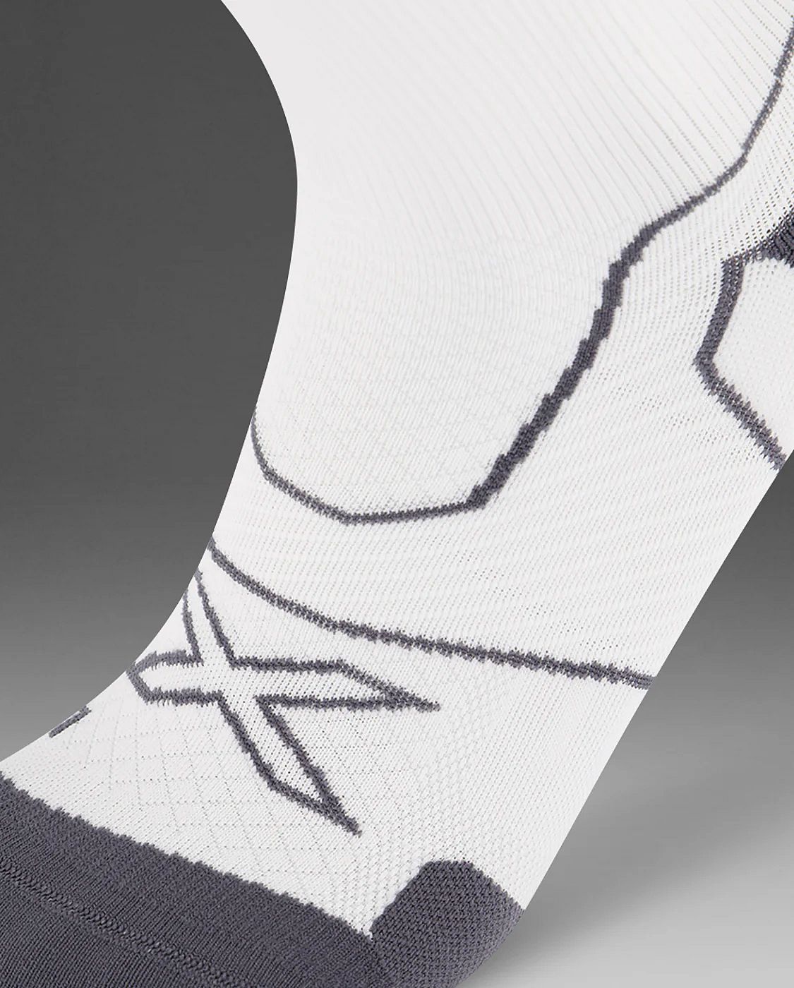 113880-2XU-Vectr-Cushion-Crew-hardloopsokken-WhiteGrey-unisex-afbeelding-3