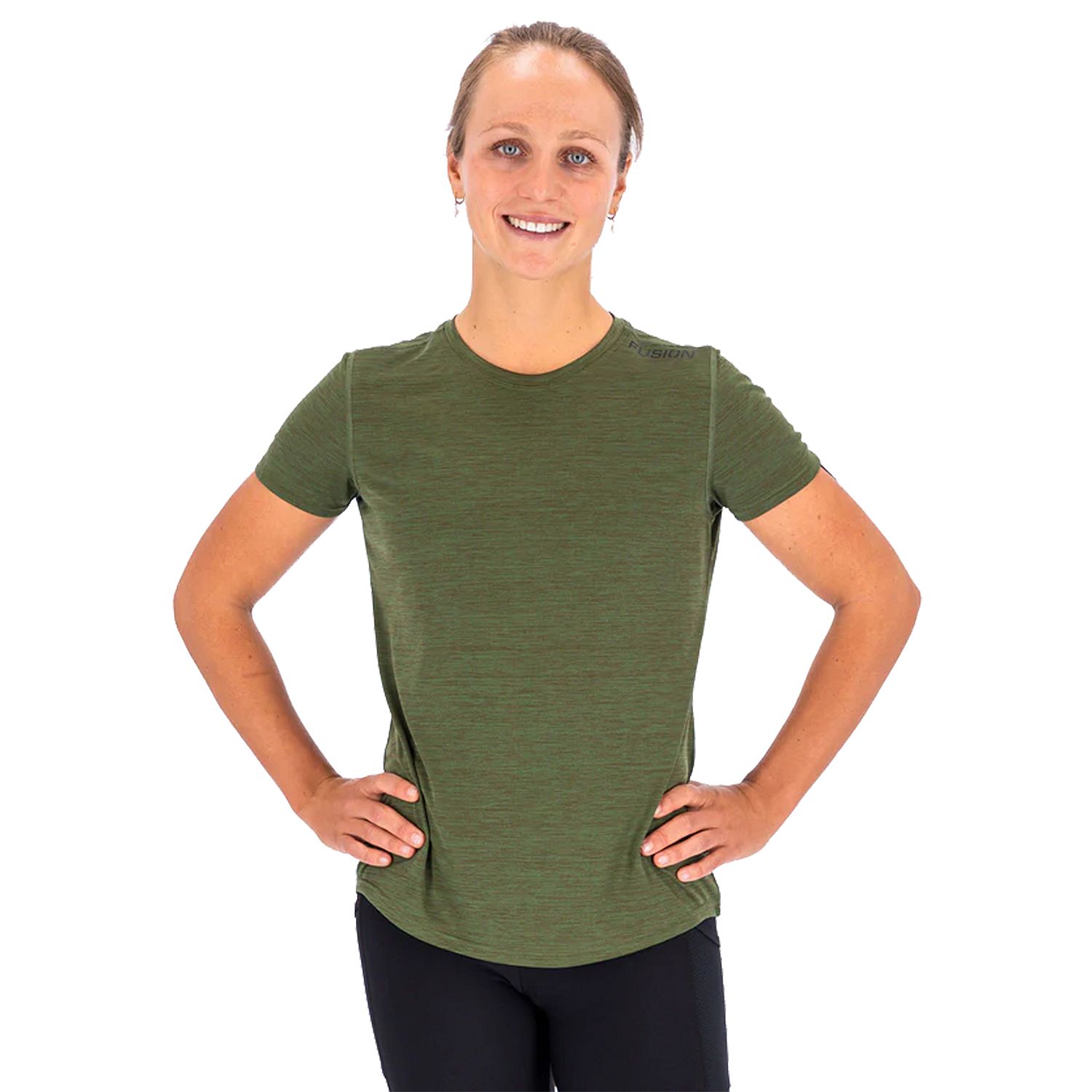 88704-Fusion-C3-T-shirt-groen-dames-afbeelding-1