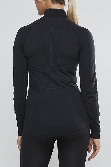 44598-Craft-Active-Intensity-zip-lange-mouw-ondershirt-zwart-dames-afbeelding-3