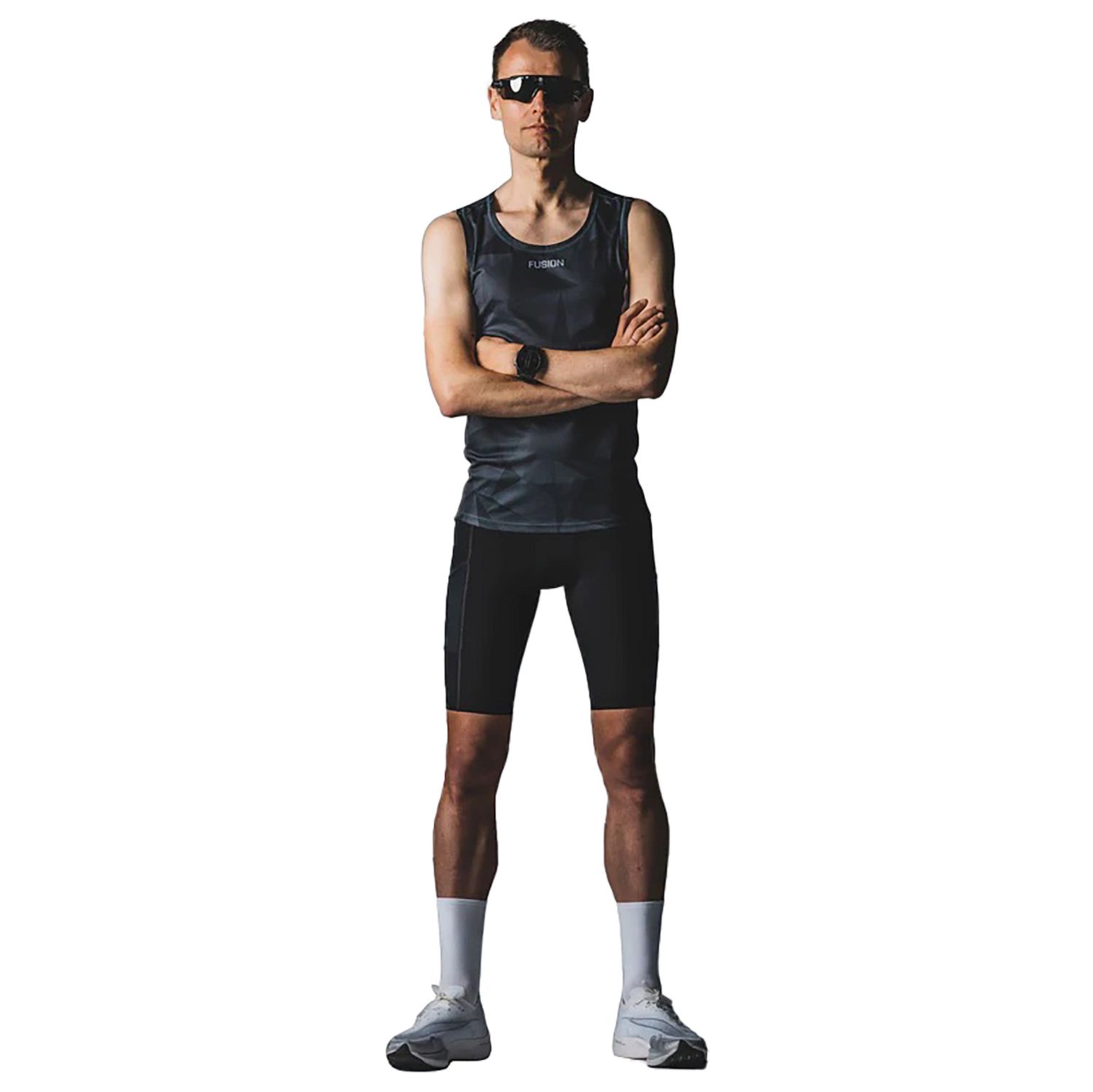 89611-Fusion-Tempo-Run-Tights-zwart-unisex-afbeelding-1