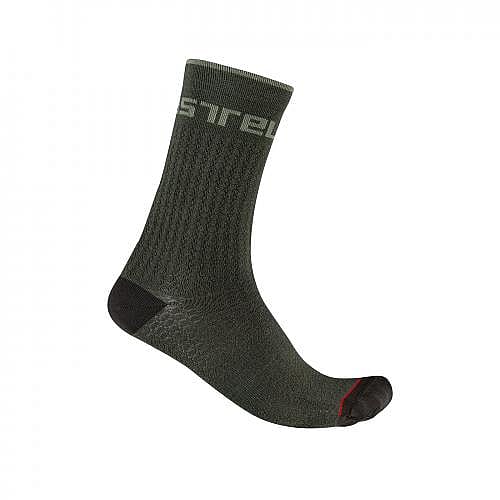 4521552-075-Castelli-Distanza-20-fietsokken-groen-heren-afbeelding-1
