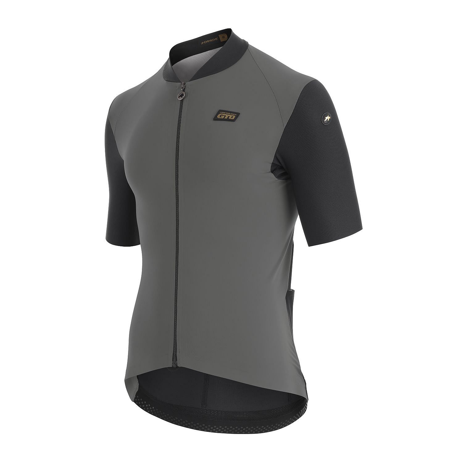 11.20.321.1g-Assos-Mille-GTO-C2-fietsshirt-korte-mouw-grijszwart-heren-afbeelding-1