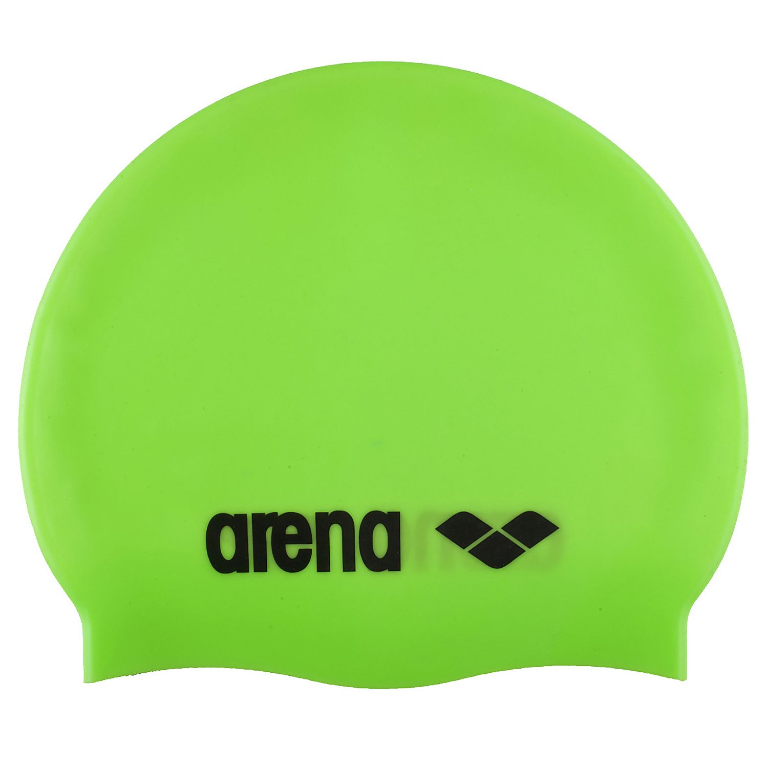 105281-Arena-Classic-Silicone-swimcap-acid-limeblack-afbeelding-1