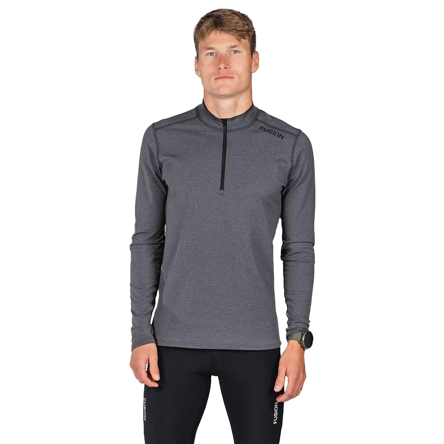 94314-Fusion-C3-Zip-Neck-grijs-heren-afbeelding-1