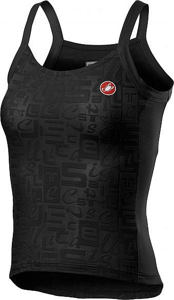 4521056-085-Castelli-Promessa-Jaquard-Bavette-SL-top-zwart-dames-afbeelding-1