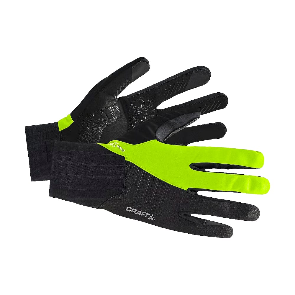 83137-Craft-All-weather-fietshandschoenen-zwartgroen-unisex-afbeelding-1
