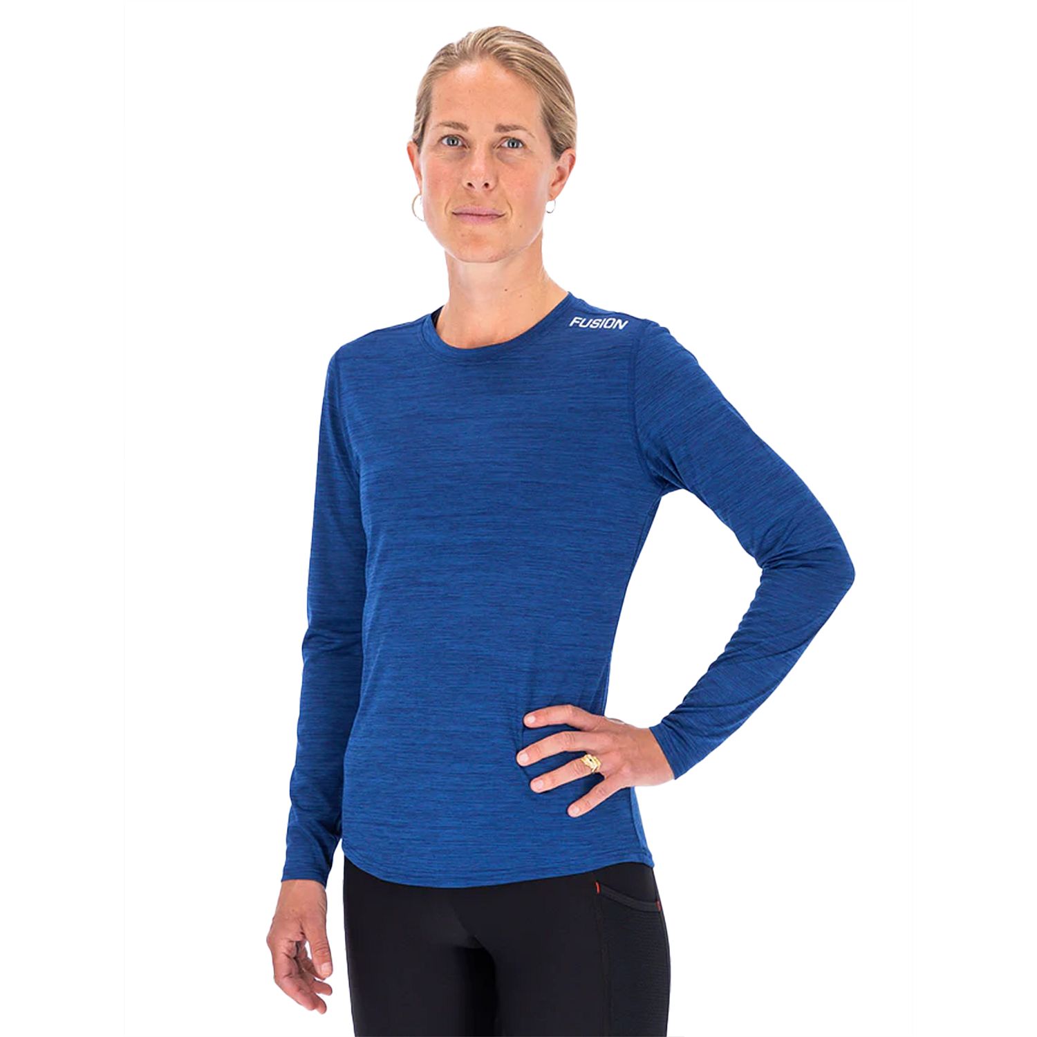 94847-Fusion-C3-LS-Shirt-donkerblauw-dames-afbeelding-1