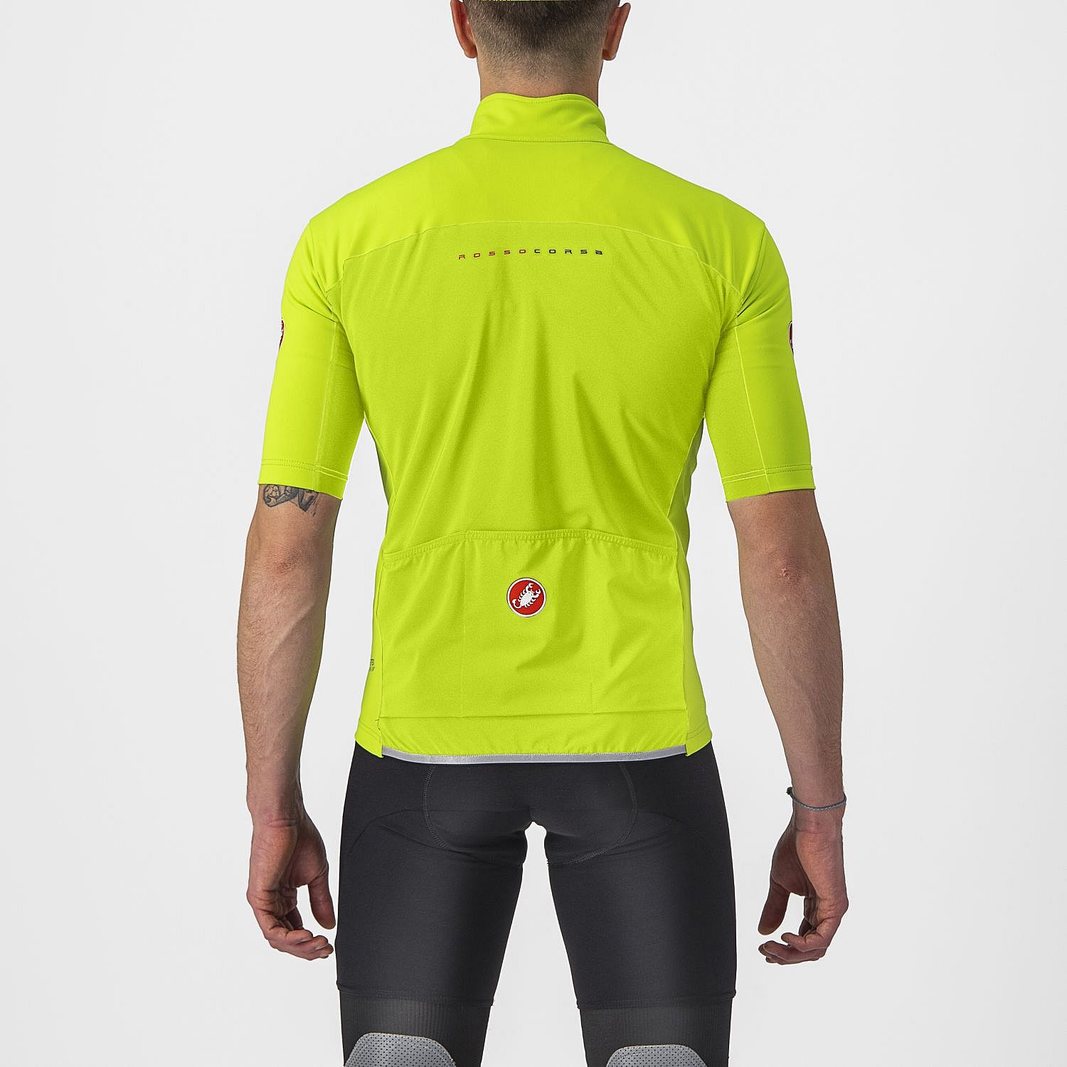 80545-Castelli-Perfetto-RoS-2-Wind-korte-mouw-fietsshirt-groengeel-heren-afbeelding-2