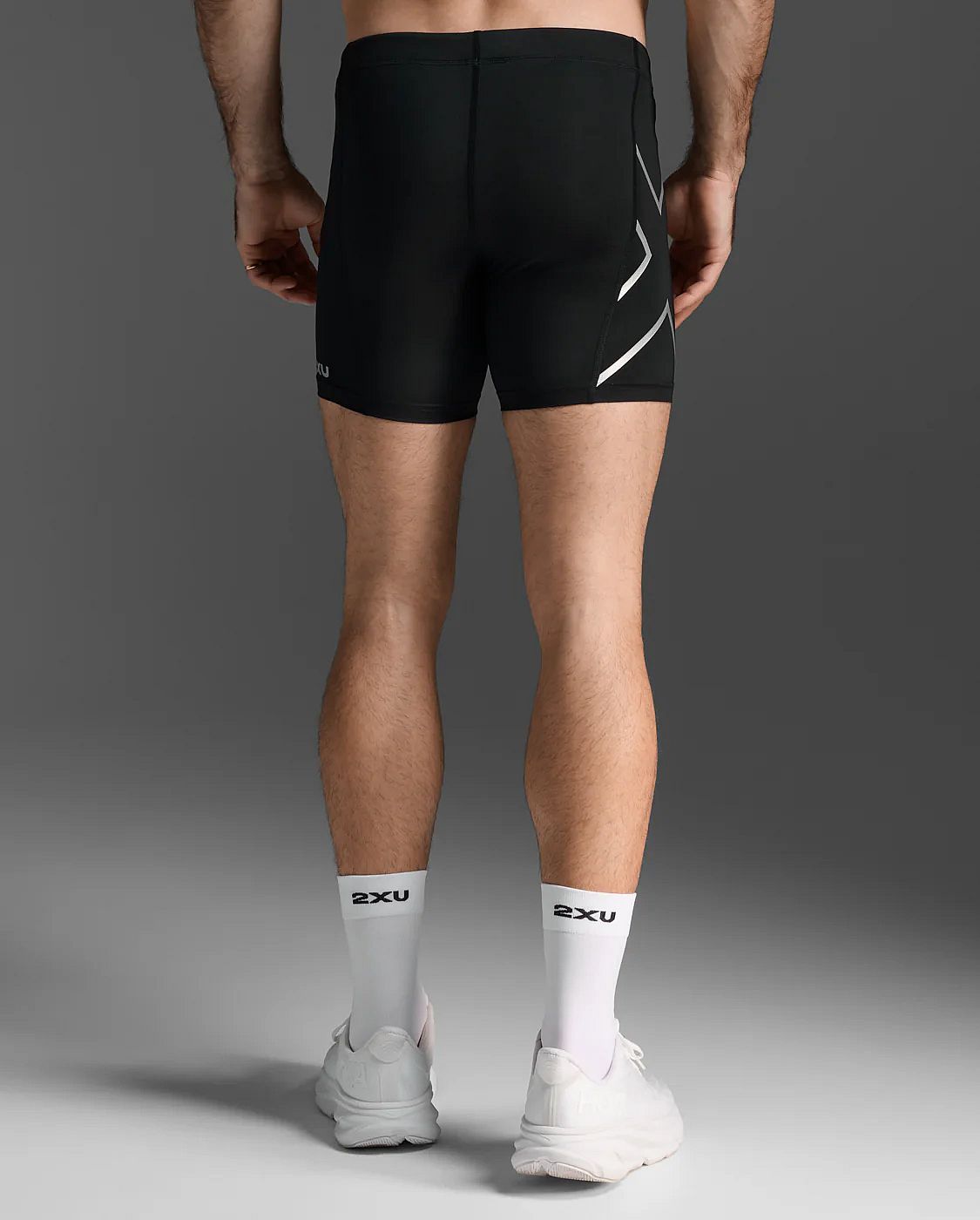 113484-2XU-Core-Compression-12-Shorts-BlackSilver-Heren-afbeelding-2