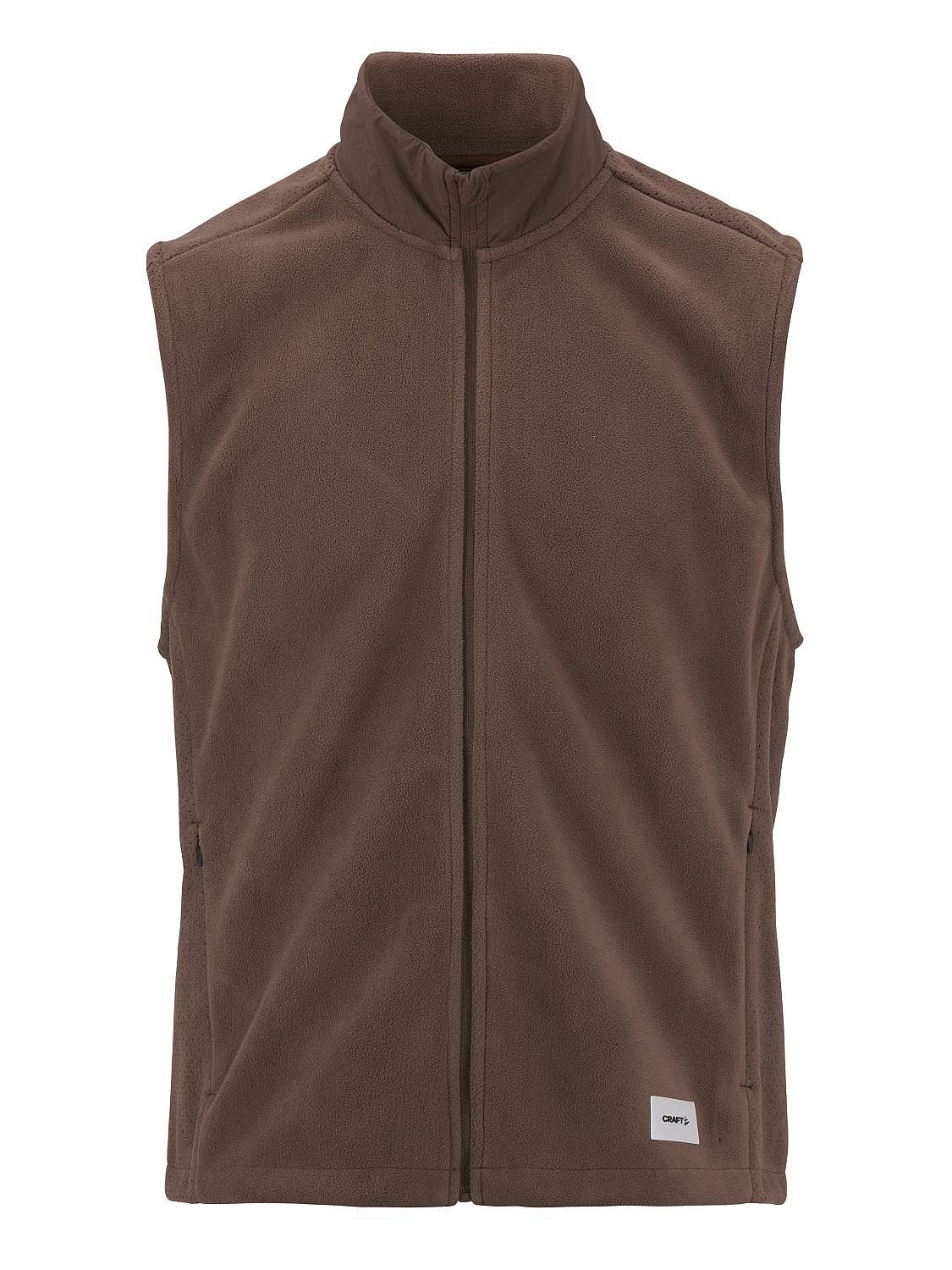 120287-Craft-Subz-Fleece-hardloopvest-mouwloos-bruin-heren-afbeelding-1