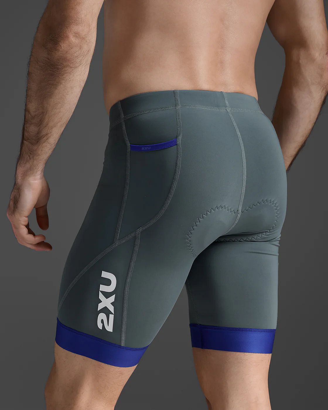 113392-2XU-Core-Tri-8-Inch-Shorts-Azure-BlueMidnight-Heren-afbeelding-5