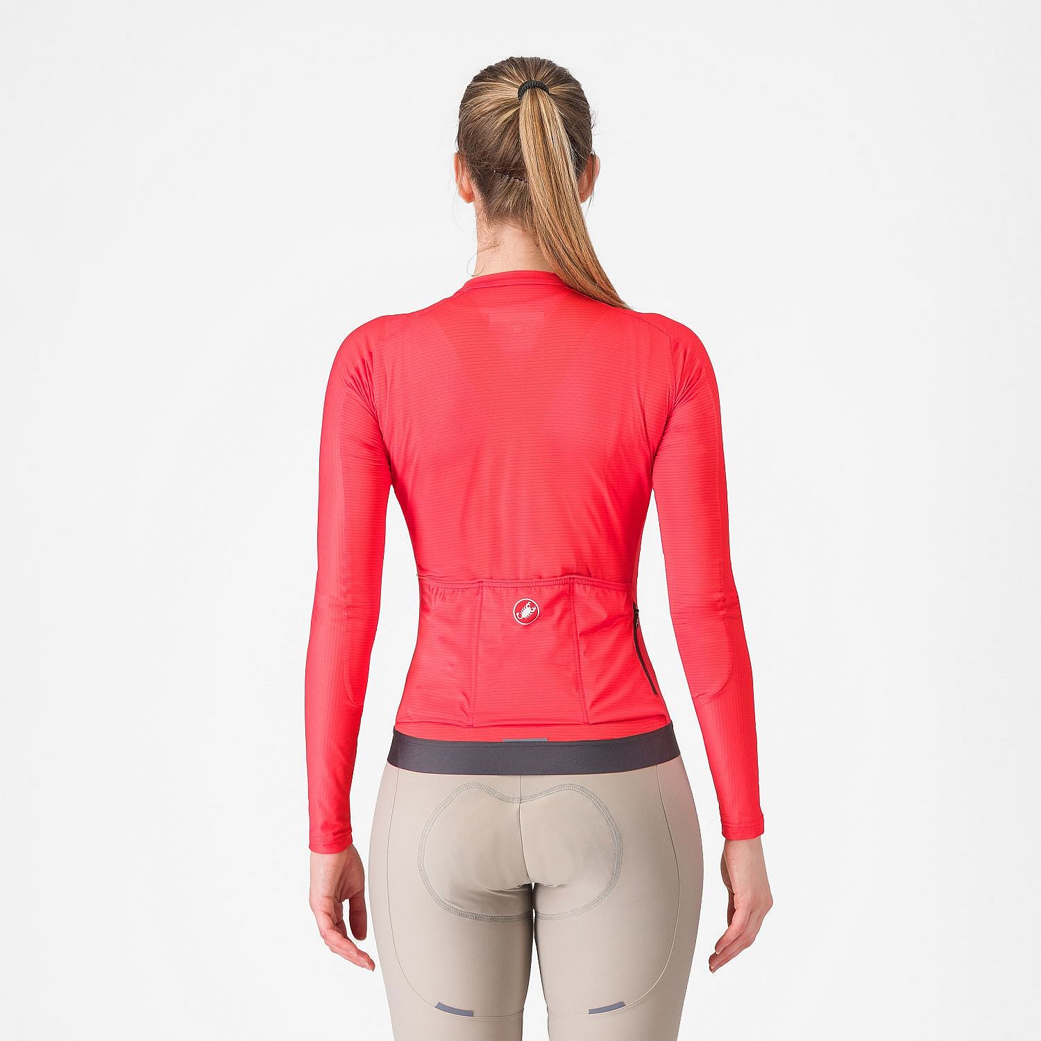 111228-Castelli-Espresso-fietsshirt-lange-mouw-rood-dames-afbeelding-2