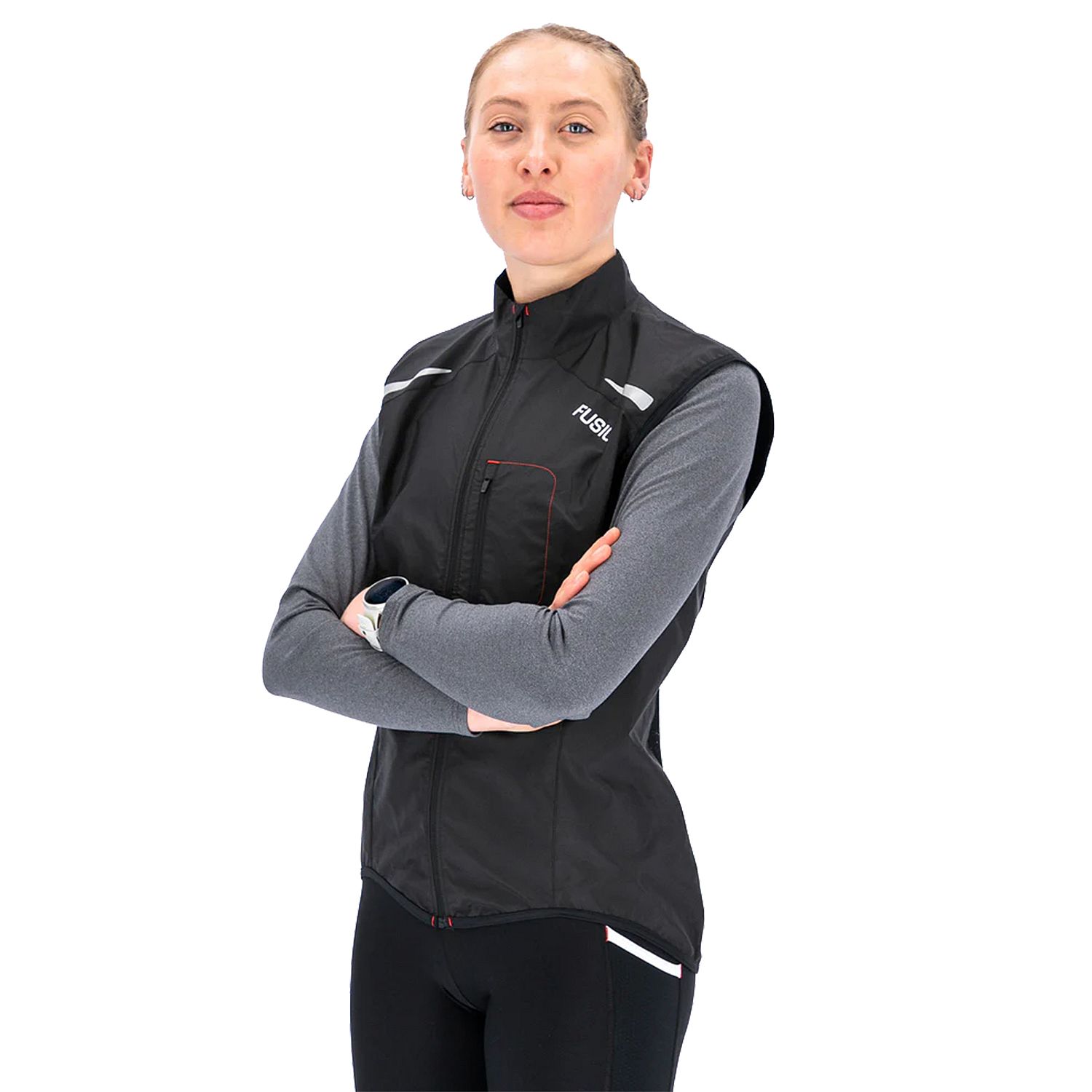 88435-Fusion-S1-Run-Vest-zwart-dames-afbeelding-1
