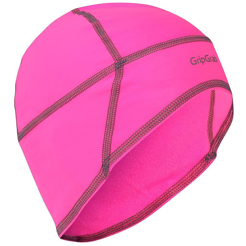 113944-GripGrab-Skull-Cap-Hi-Vis-roze-afbeelding-1