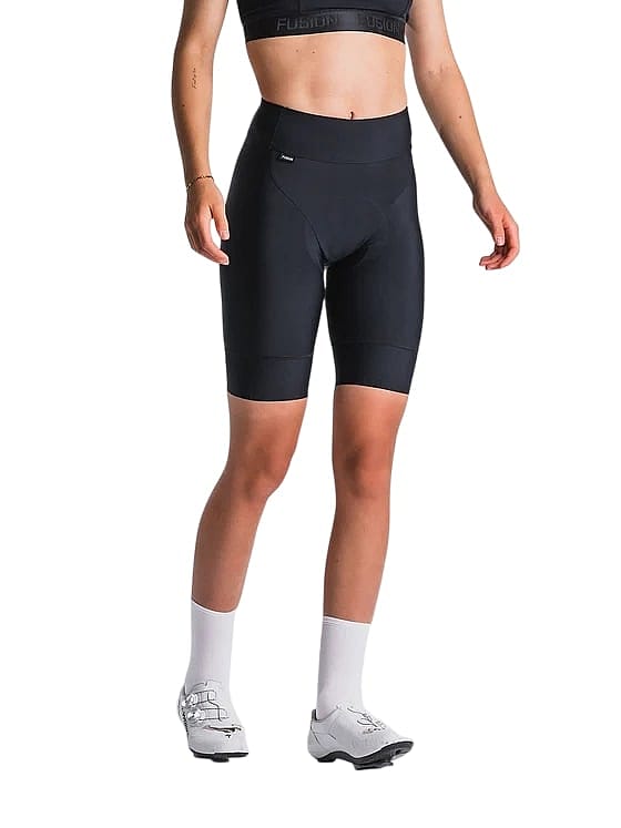 117992-Fusion-fietsbroek-kort-zwart-dames-afbeelding-1