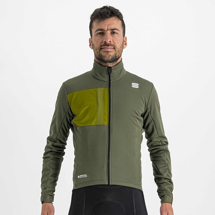81962-Sportful-Super-lange-mouw-fietsjack-groen-heren-afbeelding-1