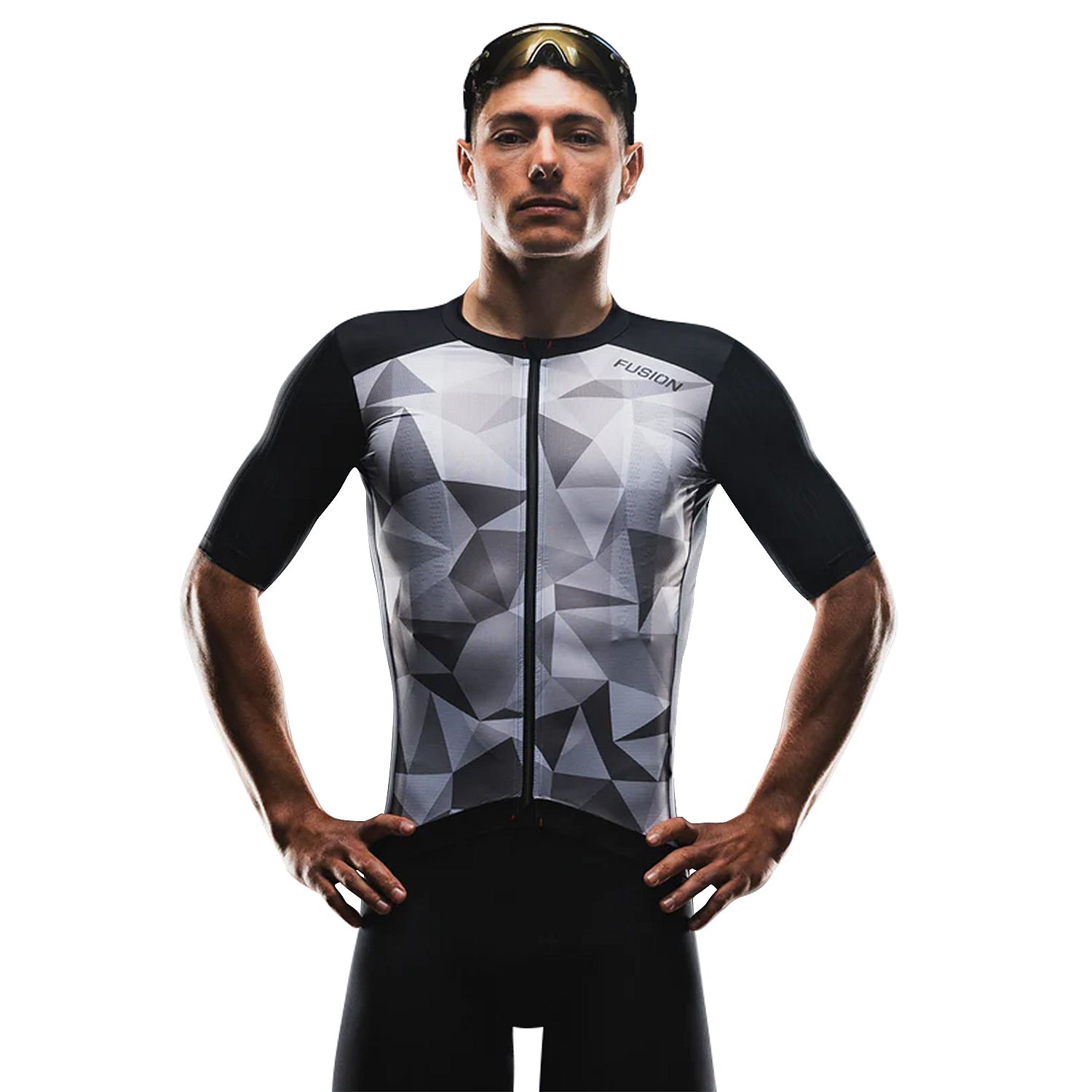 100522-Fusion-TEMPO-TWO-Cycling-Jersey-zwart-Unisex-afbeelding-1