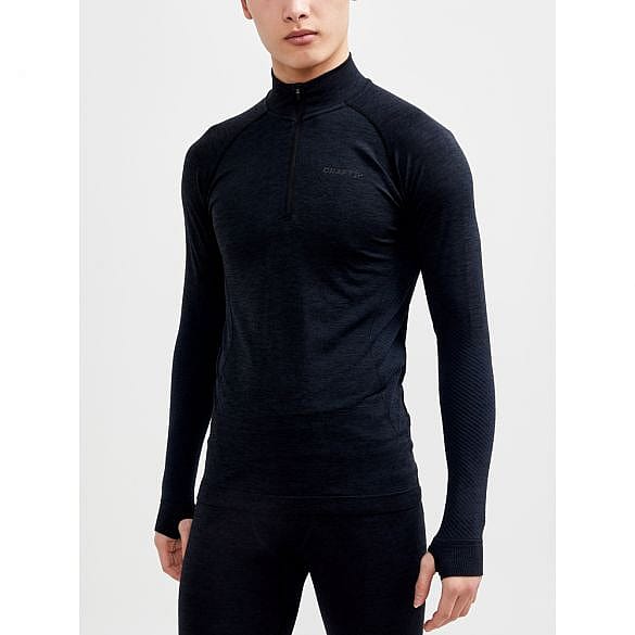 71222-Craft-Core-Dry-Active-Comfort-trui-half-zip-zwart-heren-afbeelding-2